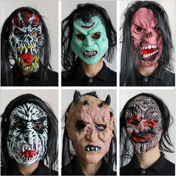 

Horrifying Skull Monster Adult Zombie Masks Full Head Masquerade Mask Fancy Dress Party Cosplay Costume Scary Mask For Halloween