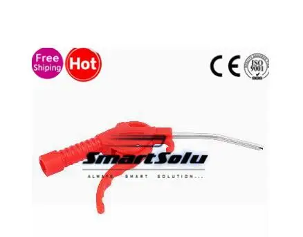 

Free shipping Red Plastic Handle Air Line Blow Off Dust Duster Removing Gun Dust Cleaning Clean Airbrush Handy Tool