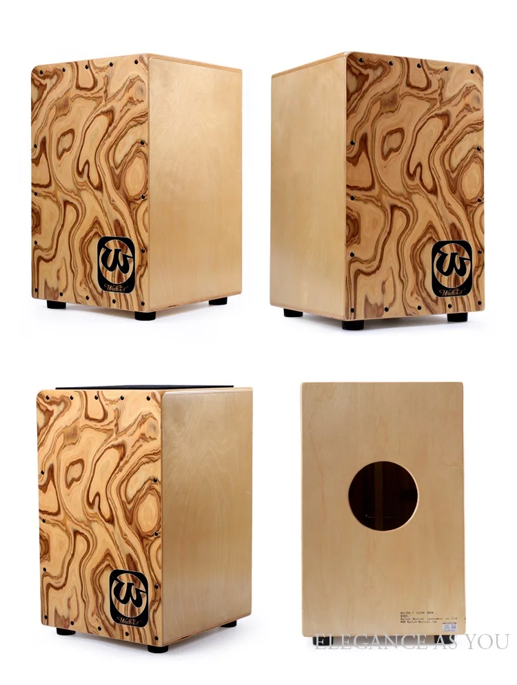 Взрослые zebra willow top cajon коробка из массива березы барабаны ударные ручной барабан из натурального дерева CAJON барабаны для взрослых и детей Музыкальные инструменты