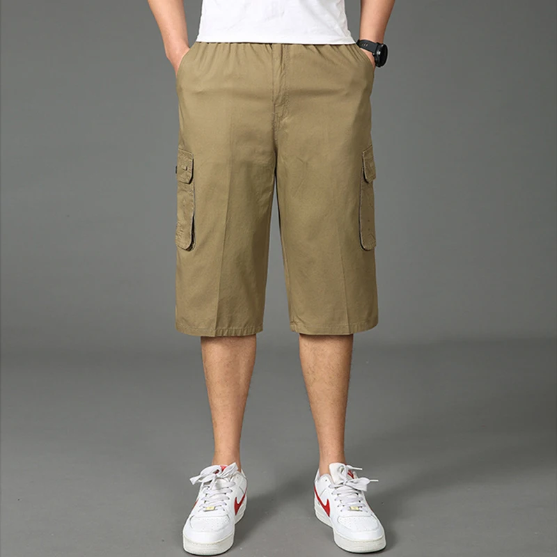 Для мужчин s шорты для женщин карман хлопок по колено Pantalones Hombre камуфляж