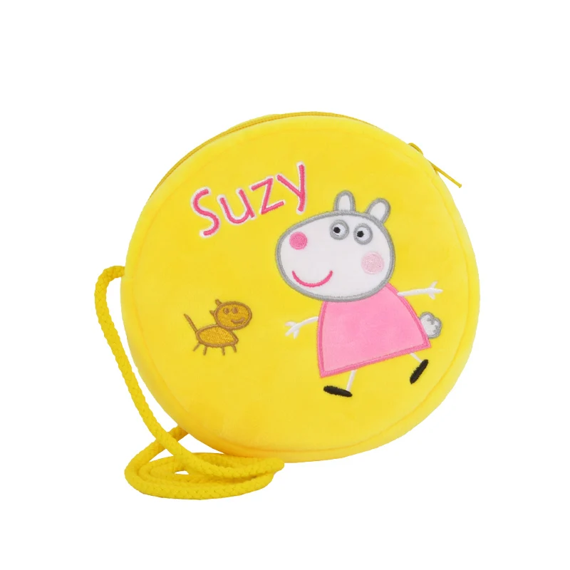  Genuine Peppa Pig George Pig Plush Toys Kids Girls Boys Kawaii Kindergarten Bag Backpack Wallet Mon - 32828927379