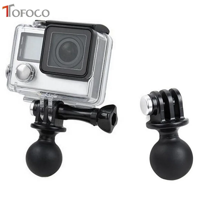 TOFOCO для Gopro Hero 5 2 3 3+ 4 Экшн-камера с шаровой головкой Базовый адаптер держатель для штатива крепление на 360 градусов вращение для Xiaomi Yi