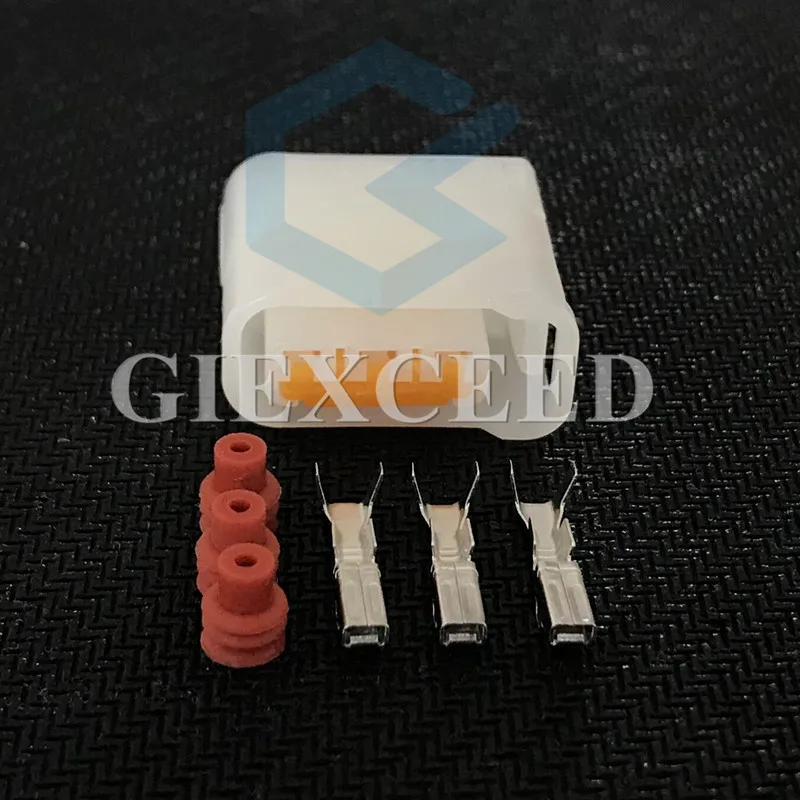 

2 Sets 3 Pin FW-C-D3F Auto Plug Female Automotive Ignition Coil Connector Socket For Subaru