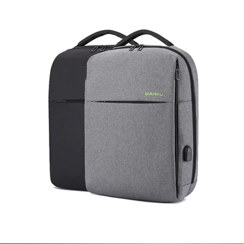 

BAIBU 15.6inch External USB Charge Laptop Backpack Waterproof Bag Casual Business Travel Backpack Male Men Backpack School Bags