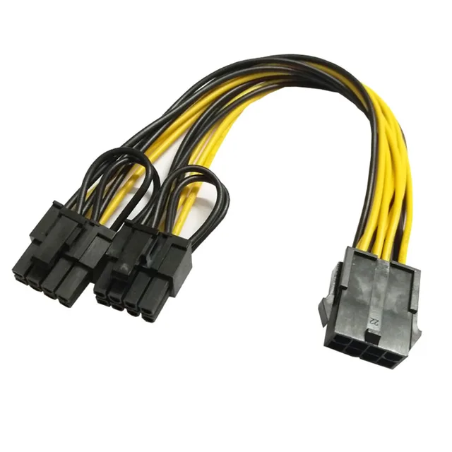 Best Price Newly PCI-E 8Pin to Dual 8Pins Power Splitter Cable PCIE PCI Express Video Card Extension Cables Best Price Newly PCI-E 8Pin to Dual 8Pins Power Splitter Cable PCIE PCI Express Video Card Extension Cables