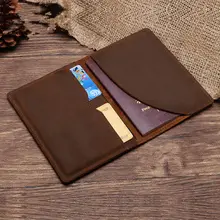 Nesitu, новинка, винтажная натуральная кожа, натуральная кожа, Мужская Обложка для паспорта, держатель для паспорта, мужской кошелек, кредитный держатель для карт# M018