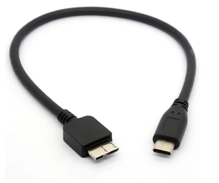 LBSC USB C to Micro USB Cable, USB 3.1 Type C to Micro B (Micro USB) for WD my PassPort HDD Hard