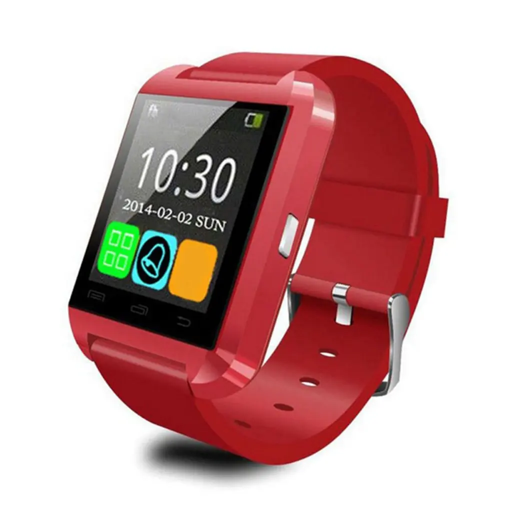 

U8 Smart Watch Sleep Monitor Fitness Pedometer SMS Call Remind Remote Camera Alarm Clock Bluetooth Sports Wristwatch Black White