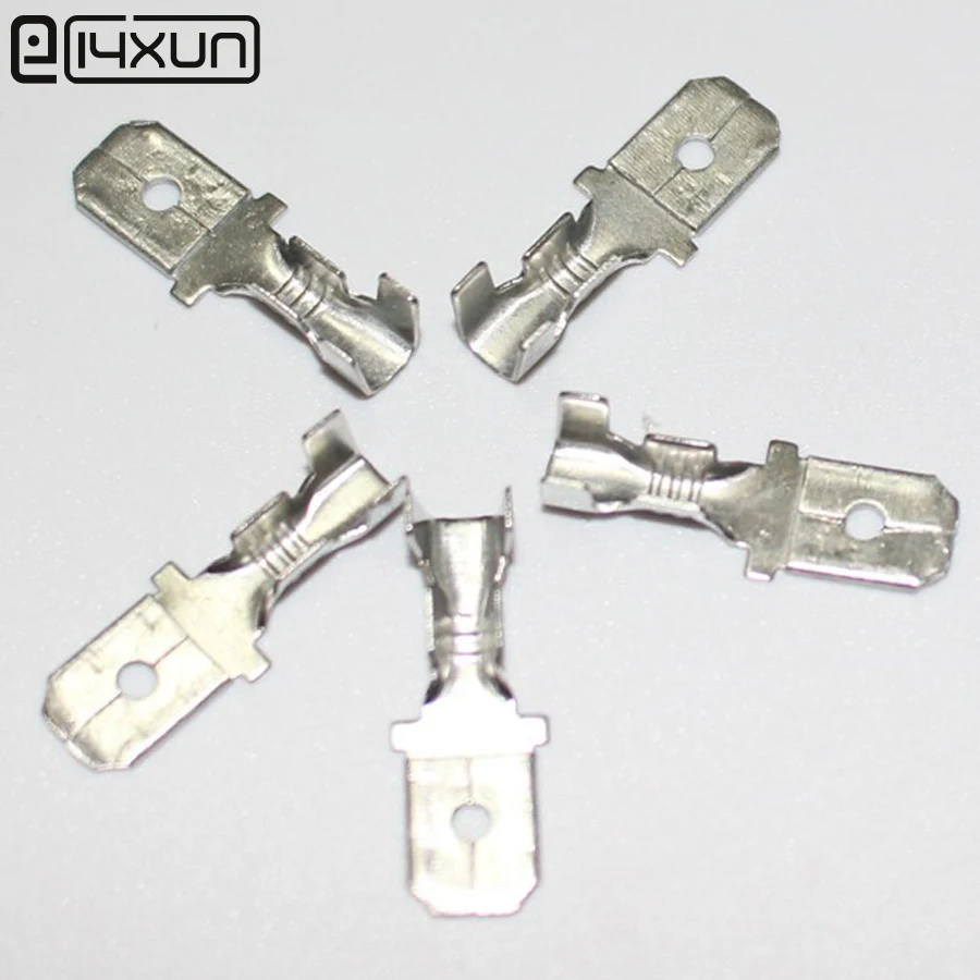 Обжимная Клемма лопатка 6 3 мм 50 шт.|car power connector|car radio with usb connectionconnector toyota |