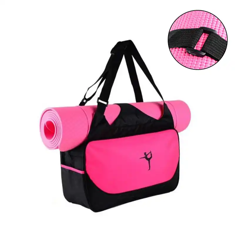 yoga bag with mat holder