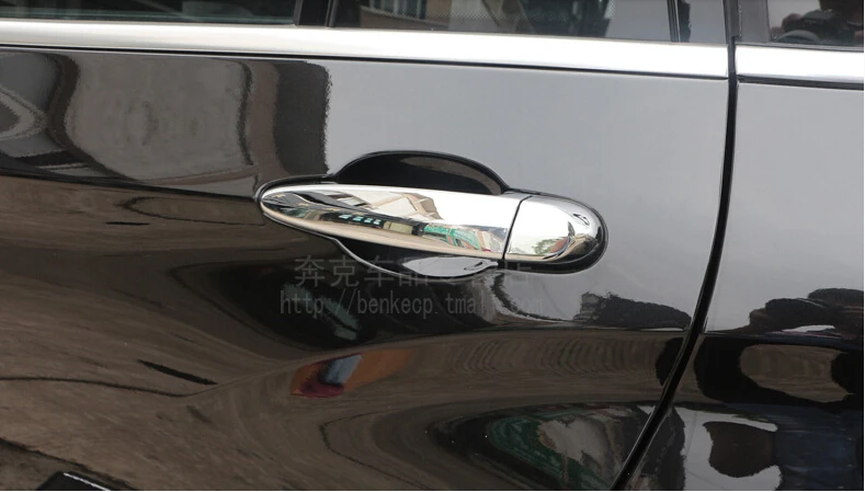 For Left Hand Drive 8pcs Auto Car Side Door Handle Cover ABS Chrome For BMW X3