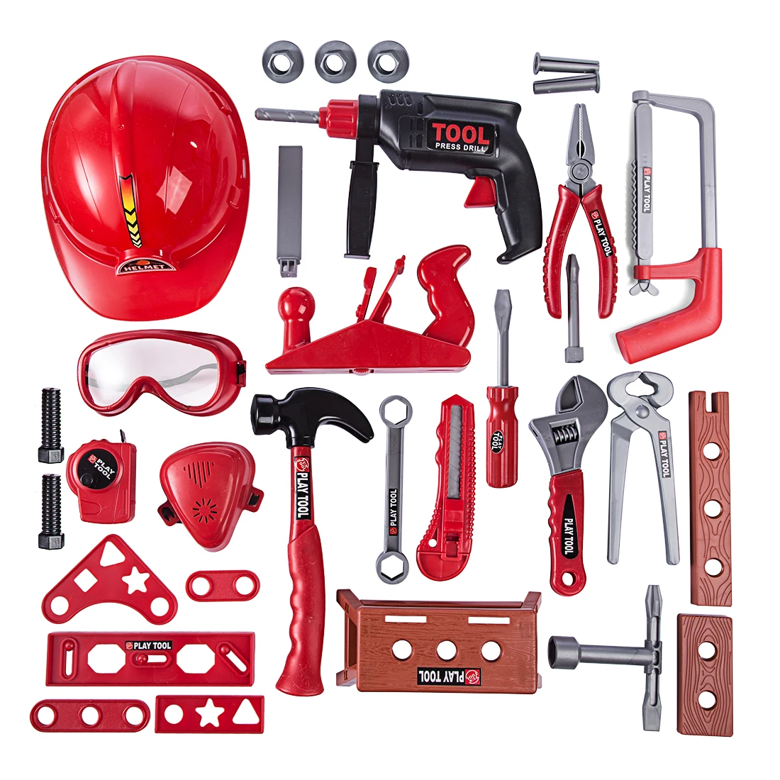 

32Pcs Children Play Pretend Educatinal Toys Tool Kit Life Skills Trainning Learning Toys For Children