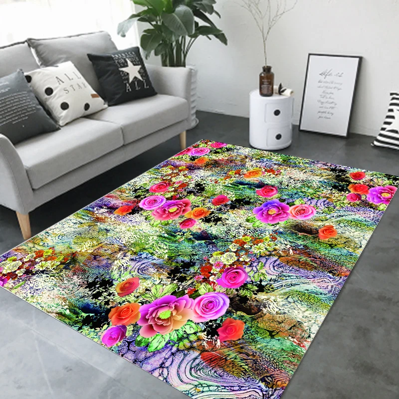 

Wedding 3D Carpets Christmas Decoration Neoclassical Rug Living Room Large Carpet Rug Study Bedroom Bedside Table Blanket Mats