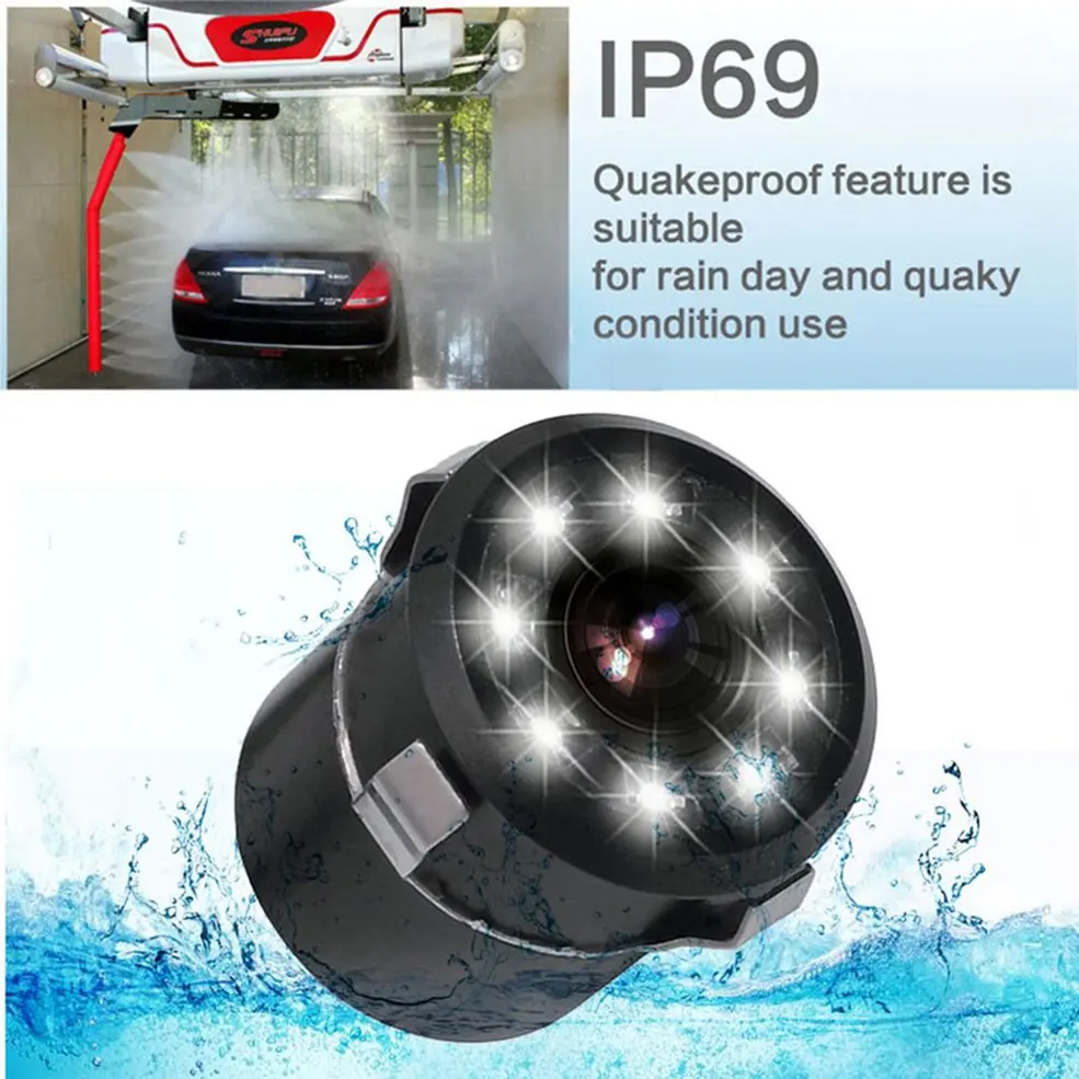 

HD CCD Hanging Night Vision Universal Reversing Camera With Led Lights