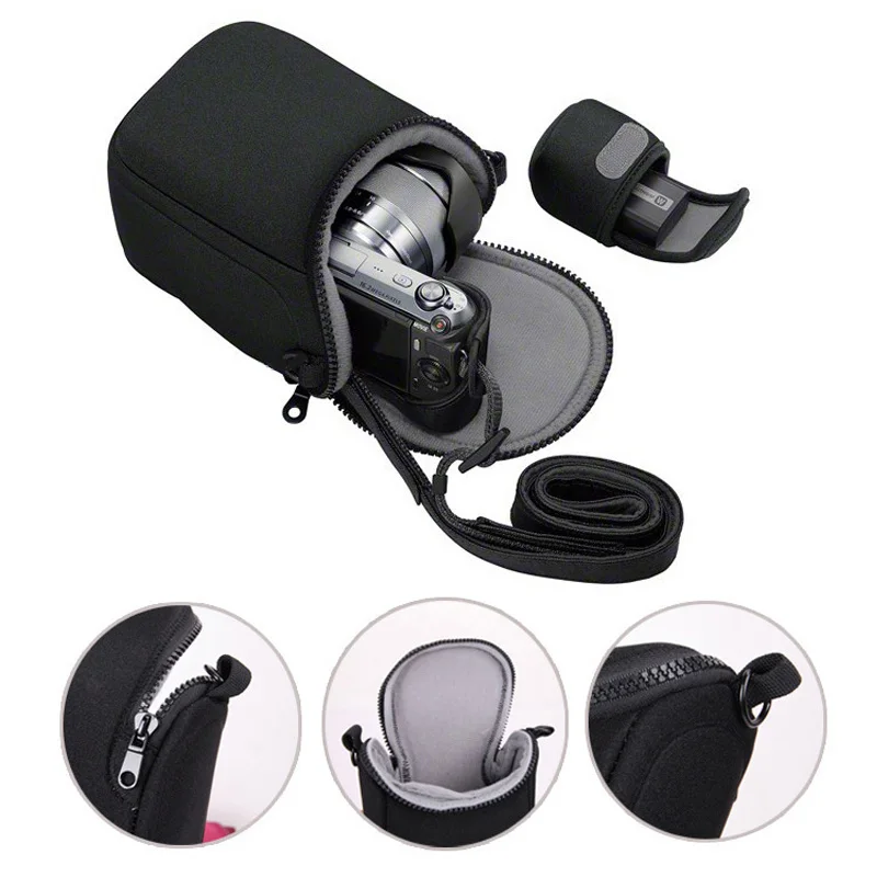 Чехол для камеры Сумка Sony LCS BBF NEX3C NEX5C NEX5N NEX F3 NEX7 сумка через плечо | Электроника