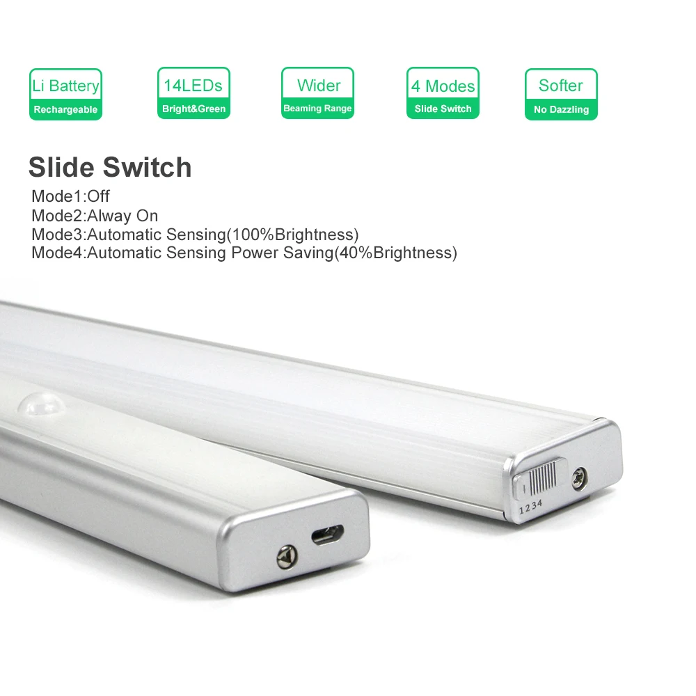  [DBF]LED IR Infrared Motion Detector Wireless Sensor Lighting LED Wall Lights Closet Night Battery 