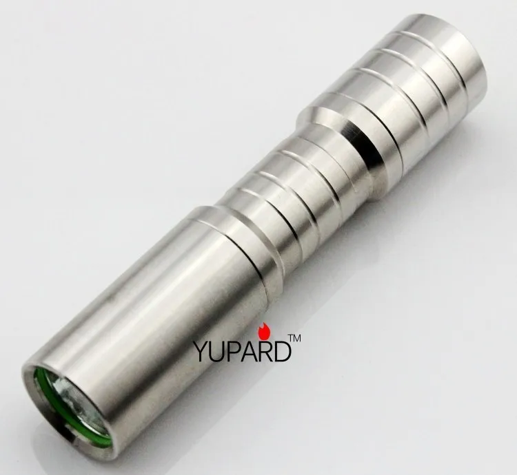 YUPARD Q5 светодиодный мини уличный фонарь из нержавеющей стали 14500 перезаряжаемый яркий фонарик с бликами AA батарея мини для кемпинга Спорт на открытом воздухе