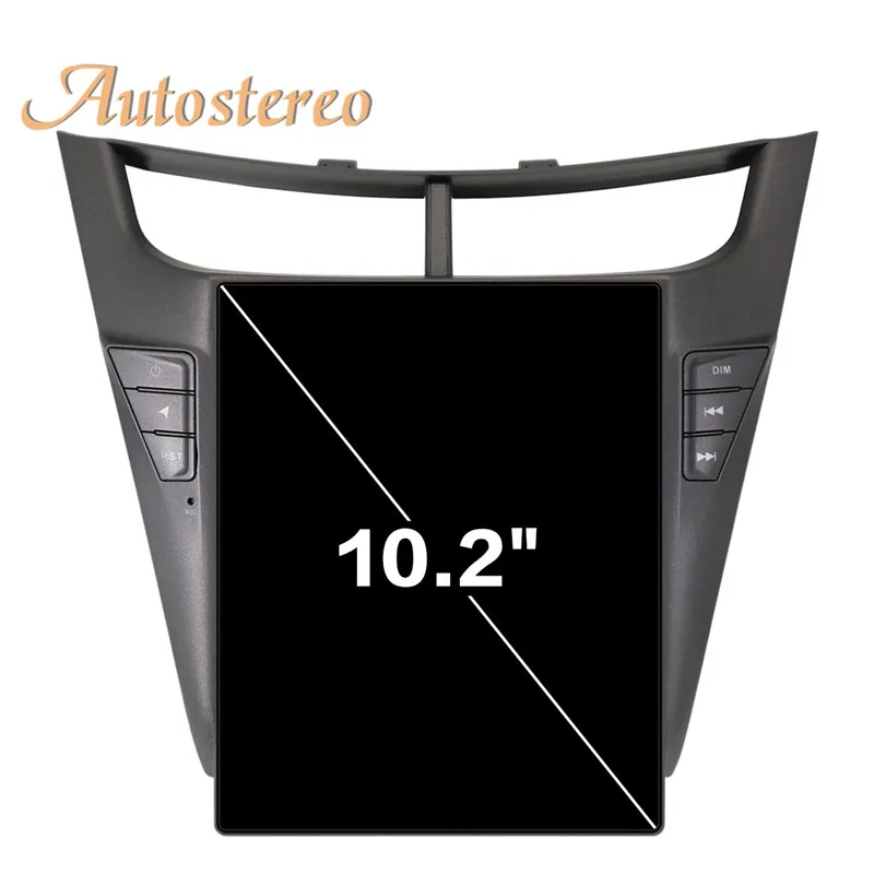 Discount Autostereo Android Tesla style Car GPS Navigation For CHEVROLET Sail 2015 2016 2017 2018 multimedia tape recorder no DVD player 3