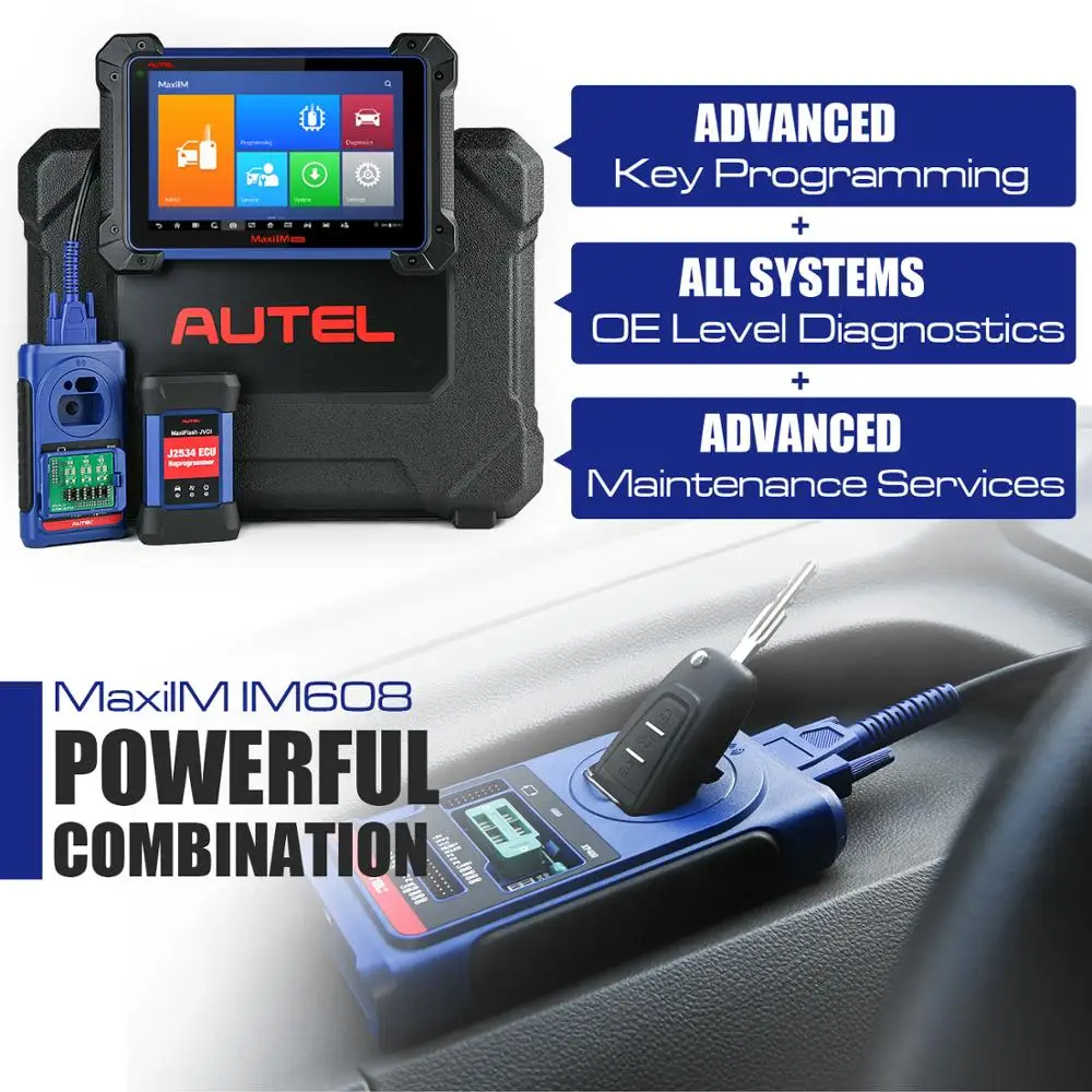 Autel MaxiIM IM608 OBD2 автомобильный диагностический автоматический сканер инструмент для двигателя ECU программирование ключей scania IM600 scaner automotriz профессиональный