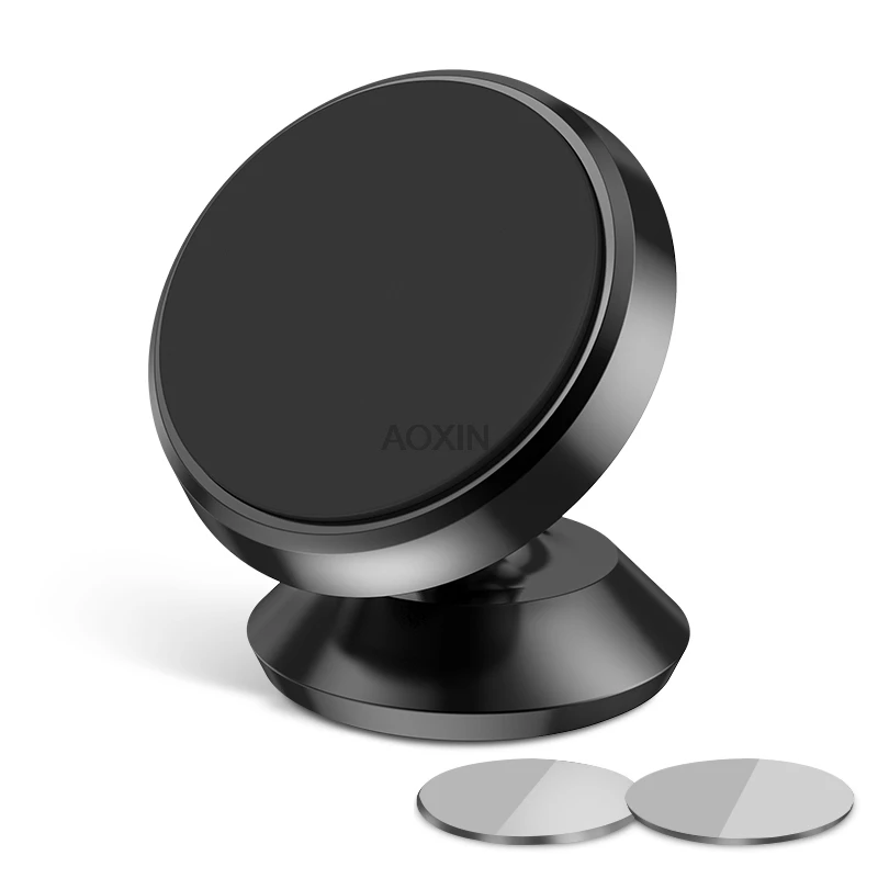 

AOXIN Magnetic Car Phone Holder For iPhone X Samsung S9 Magnet Mount Car Holder For Phone in Car Cell Mobile Phone Holder Stand