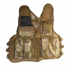 Мужской Охотничий Тактический жилет военный армейский Пейнтбол страйкбол боевой Мультикам Жилет Охотничий защитный Экипировка мужской t жилет рыболовный аксессуар