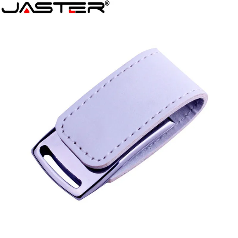 JASTER Подарочный кожаный металлический флеш-накопитель 4GB 8GB 16GB 32GB 64GB Udisk USB 2,0 usb флеш-накопитель карта памяти