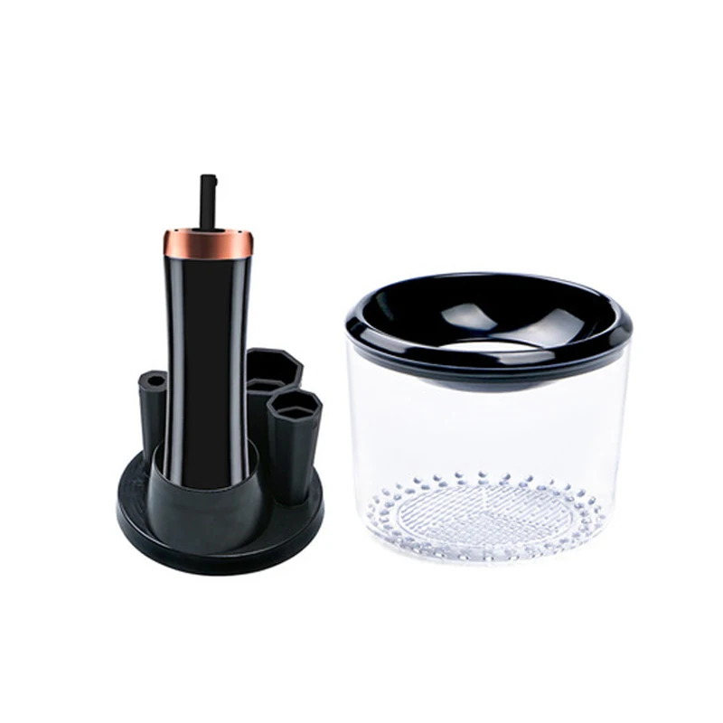 

1PCS New Design USB Chargeable Automatic Silicone ABS Material Cosmetic Makeup Brush Cleaner For Different Size Brush Hot Sale