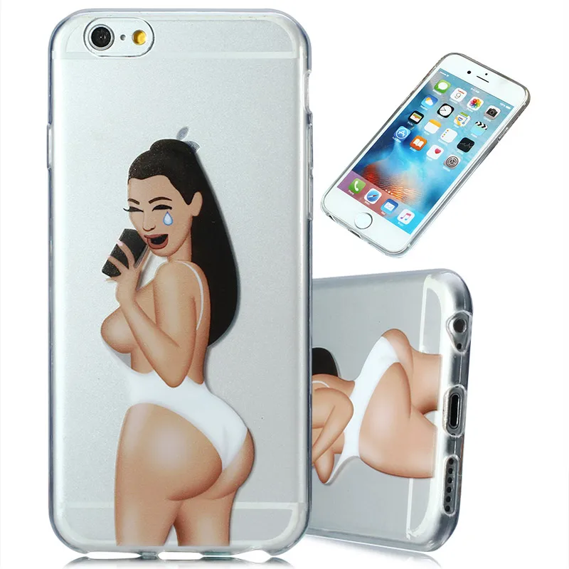 Kimoji Silicone Case For iPhone 6 S Plus Ultra тонкий Плюс Capinha Новые Поступления Shell Обложка Fundas|silicone