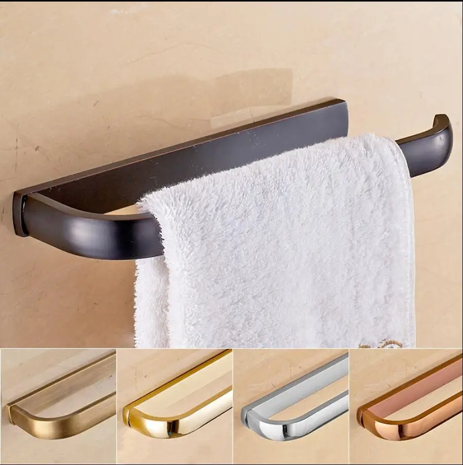 Antique Bronze Towel Ring 5 Colors Solid Brass Toilet Towel Hanger