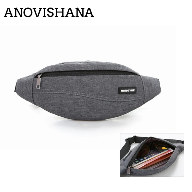 

ANOVISHANA Unisex Casual Spots Headphone Purse Canvas Chest Package Messenger Bag Trend Zipper Shoulder Bags Bolsos Mujer Grey