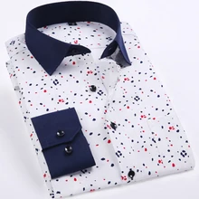 Männer Langarm-shirt Kausalen Kleid Mens Shirts Mens Kleidung Camisa Masculina Druckhemd Fashione Neue 2016