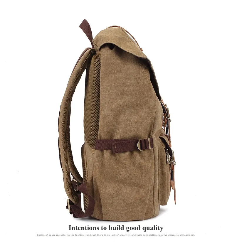 Большие бренды того же стиля KAUKKO толстый брезентовый материал винтажные рюкзаки для женщин и мужчин Путешествия криперы школьный рюкзак сумки для ноутбука