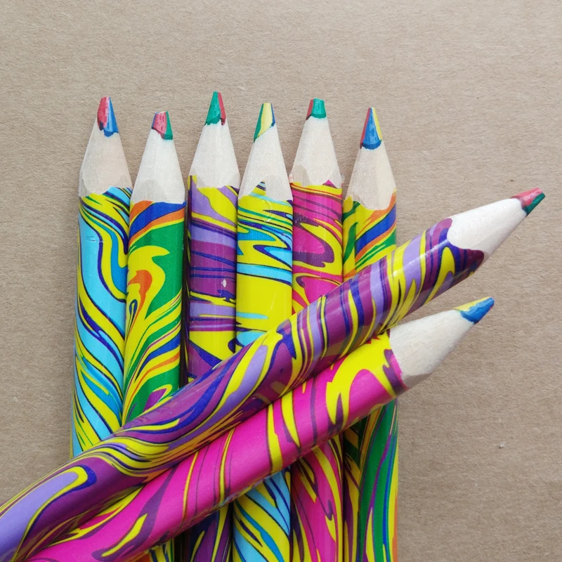 

4 in 1 Colored Pencils 20 pcs/Lot Rainbow Color Pencil Drawing Stationery New Fashion Pencils School Home Writing Supplies