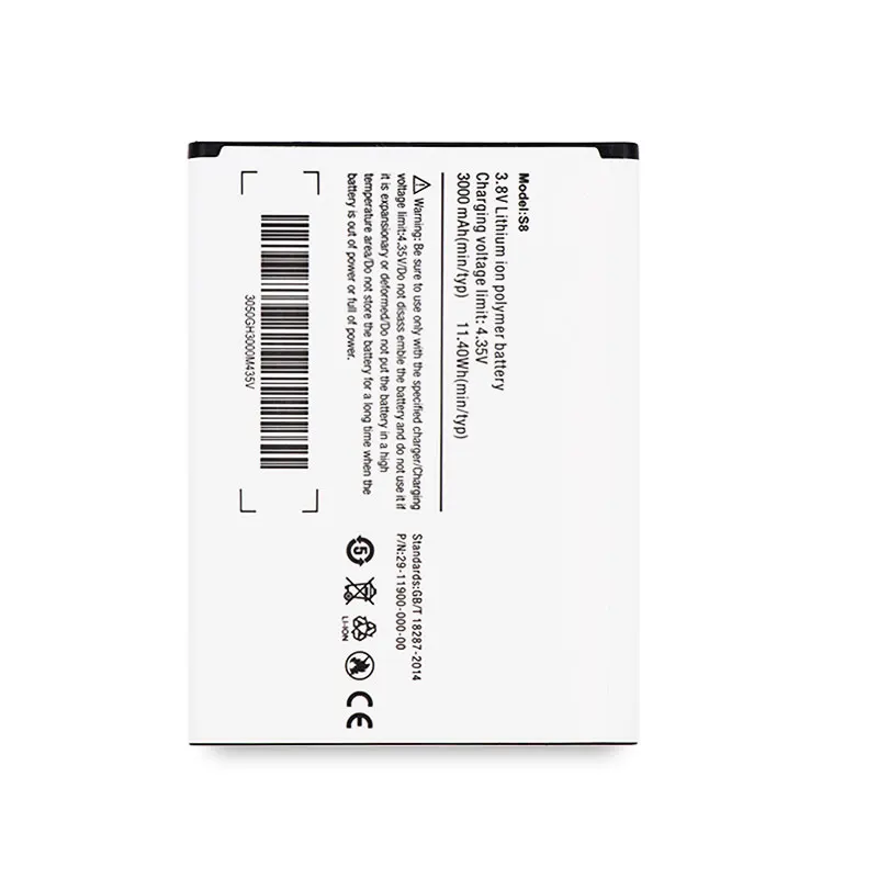 Для Ulefone S8 Аккумулятор для Pro Batterie Bateria мобильный MT6737 четырехъядерный 3000 мАч +