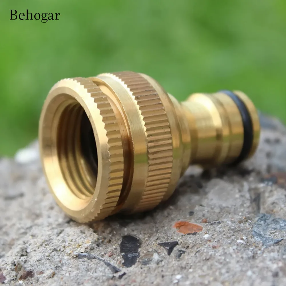 Behogar 2PCS/Set Brass Quick Connect Fitting Garden Car Wash Water Gun