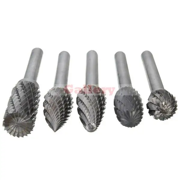 5 Pcs 12mm Head Tungsten Carbide Rotary Point Burr Die 6mm Shank for Drill Tools Ring Abrasive Tungsten Carbide Ring 5 Pcs 12mm Head Tungsten Carbide Rotary Point Burr Die 6mm Shank for Drill Tools Ring Abrasive Tungsten Carbide Ring