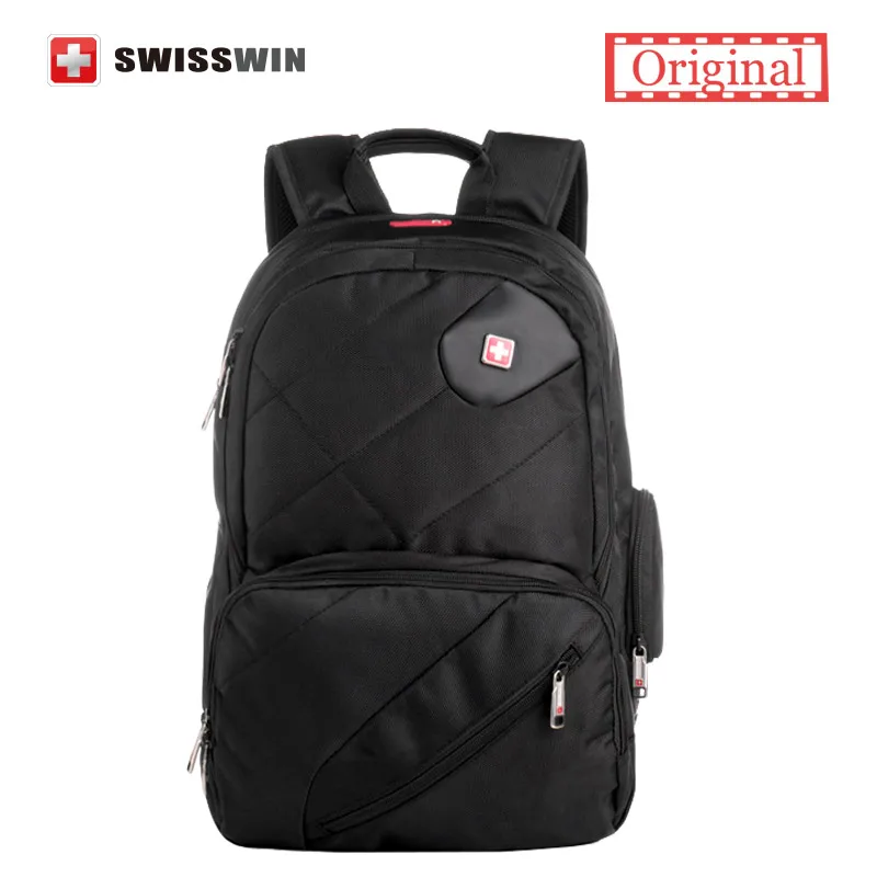 

2017 Swisswin Backpack Men Brand Backpack Waterproof Laptop Backpack Male Mochila Sac a dos College Students Bag