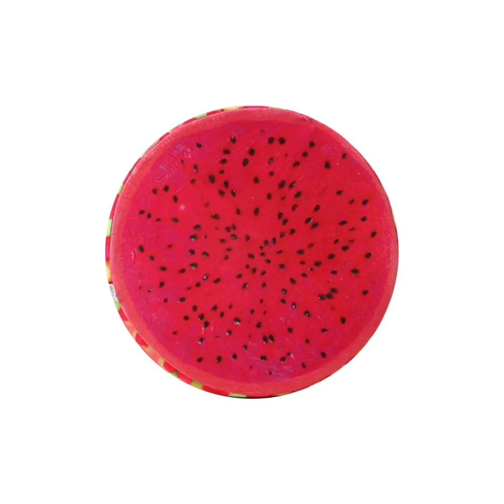 Dragon Fruit 32,5 см диаметр 3D фрукты круглая подушка имитация плюшевый фруктовый коврик подушка стул диван пол коврик офисное украшение дома L2 - Цвет: Dragon Fruit