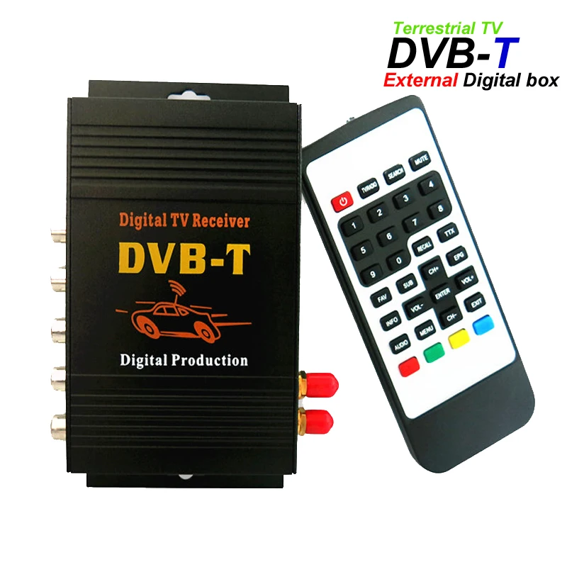 

Hiriot Digital Terrestrial Reveiver TV Box Double Tuner/Antenna DVB-T MPEG4 MPEG2 For Europe Market Plug Car DVD Android Player