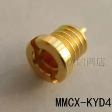 Штекер MMCX разъем Чистая медь Позолоченные гайка Shuer подходит для MMCX заголовок радио частотный разъем