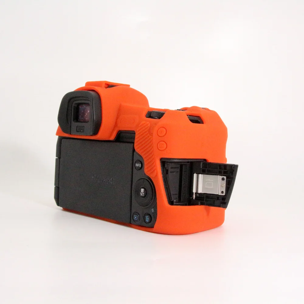 Силиконовые Камера чехол Защитный средства ухода за кожей кожного покрова для цифровой однообъективной зеркальной камеры Canon EOS R 3000D 200D M3 1500D 6D2 77D 70D 650D 5D4 5DS 80D 800D G7X MarkII