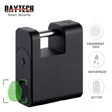 DAYTECH Умный Замок с отпечатком пальца, дверной замок, защитный шкафчик, USB Перезаряжаемый IP65 Водонепроницаемый чехол для багажа, Блокировка от воров