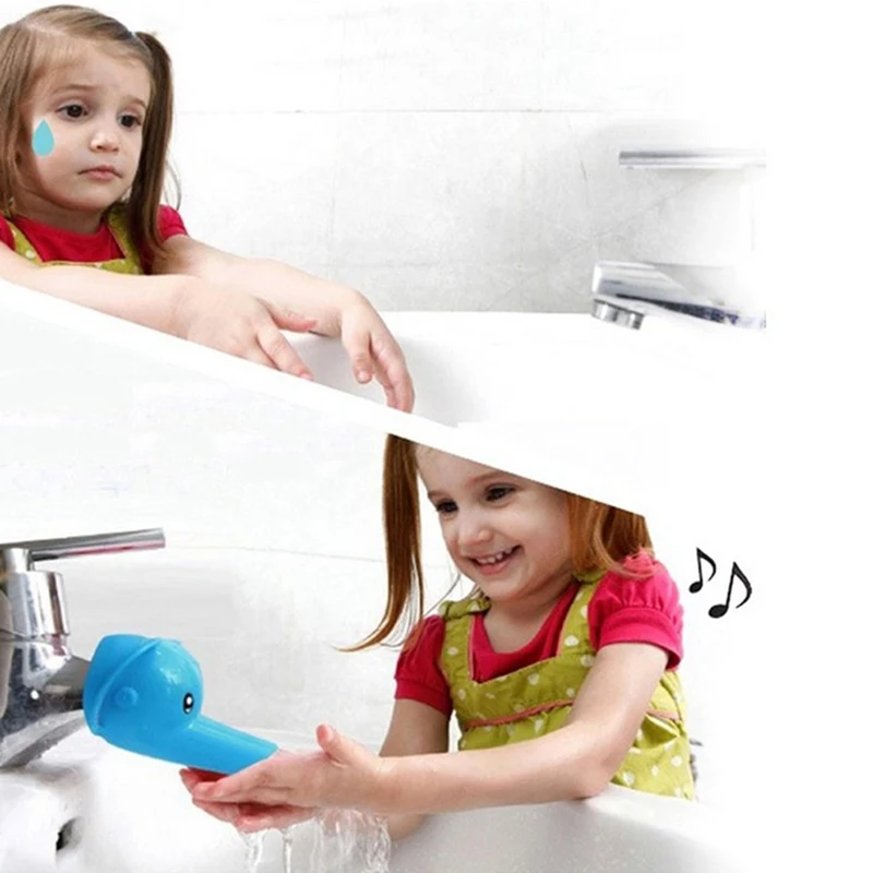 Кран расширитель раковина ручка расширение детская ванная комната Дети Ручные мыть инструменты расширение воды корыто мультяшная насадка