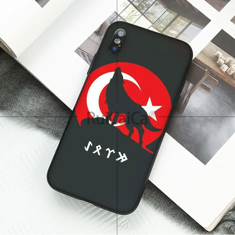 Flag of Turkey Wolf