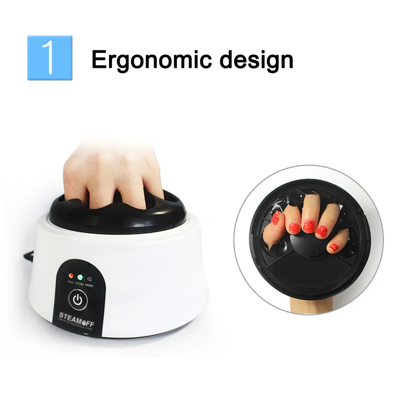 

Steam Not Hurt Hand Nail Remover Machine Portable Electric Nail Steamer Tools QS888