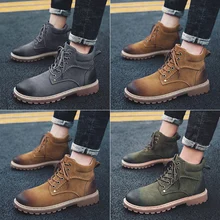 Мужские ботинки martins; Модные ботильоны «Челси»; Мужские Повседневные Классические мотоциклетные ботинки в стиле милитари; мужские кроссовки Doc; zapatos hombre