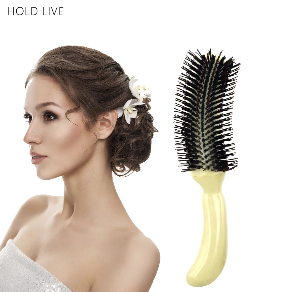 

New Type S Hair Combs Resin Handle Smooth Women Wet Hair Brush Professional Hairdressing Styling Tools For Bridal Makeup Hairs