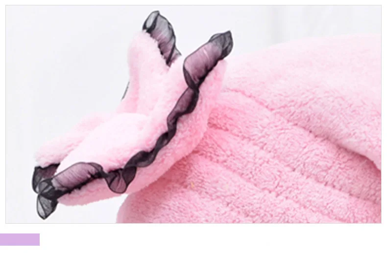 HazyBeauty 30x60 см женское сухое полотенце для волос из сверхтонкого волокна милое полотенце s для ванной комнаты 8 цветов полотенце s на голову MJ0003