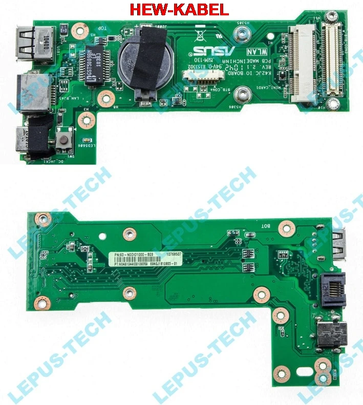 NEW DC JACK for ASUS K42J K42JR K42D K42DR K42JC K42F X42J A42F USB IO BOARD POWER | Компьютеры и офис