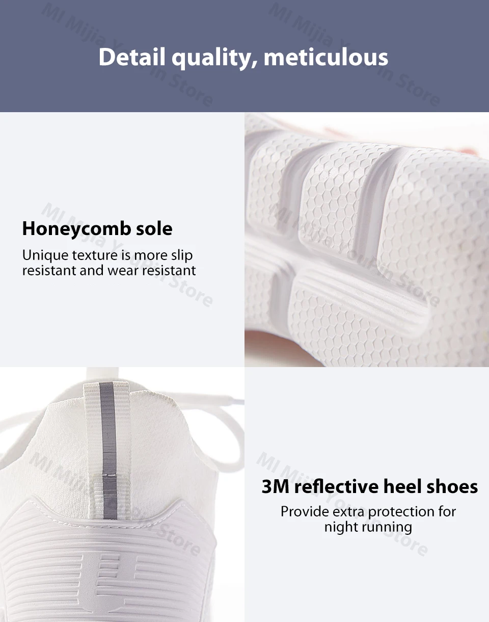 Xiaomi Uleemark Men Woman Casual Shoes Lac-up Men Shoes Lightweight Comfortable Breathable Walking Sneakers (15)
